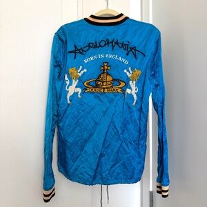 Vivienne Westwood Satin Bomber Jacket Unisex